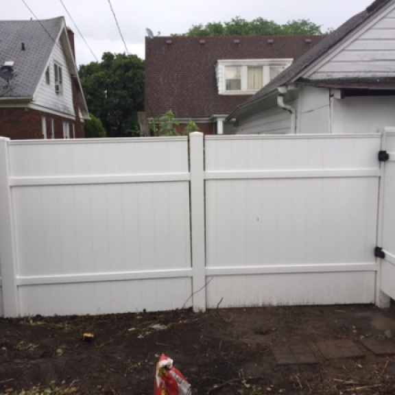 After Privacy Fence Installation